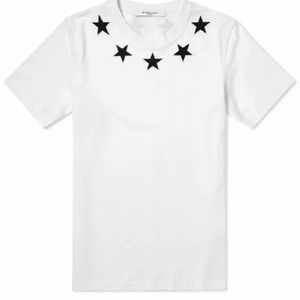 GIVENCHY CUBAN STARS COLLAR TEE WHITE / Size: M